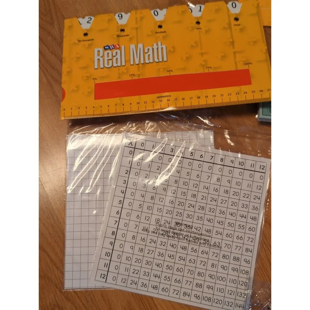 SRA Real Math Individual Manipulative Kit Grades 3-6 McGraw Hill Homeschool